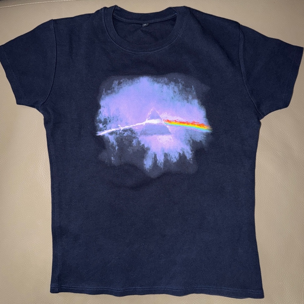 ROGER WATERS World Tour Concert Dark Side of the Moon 2007 sz M Navy Graphic Tee